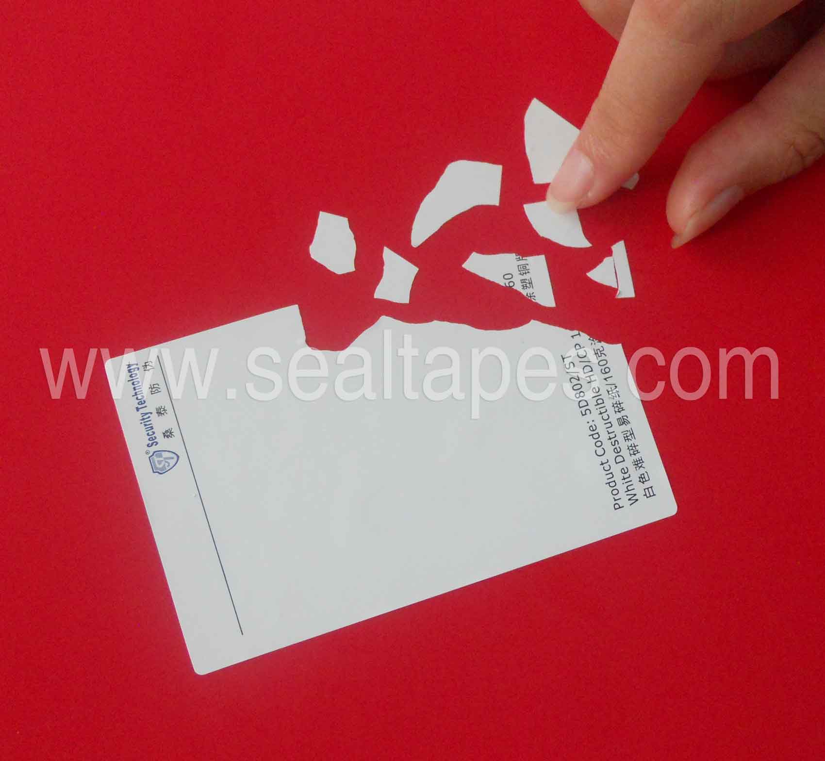 Secutek 5d603 Sg Secutac Tamper Evident Label Materials Destructible Vinyl Label Materials Security Tapes Security Bags Water Contact Indicating Tapes Tamper Proof Materials Destructible Label Materials Duty Free Security Bags Bank Deposit Security Bags